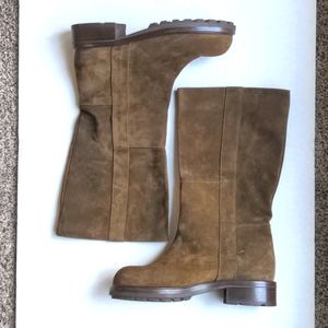 Marni lug sole suede boots
